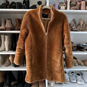 Jcrew Copper Teddy Coat Size XS - Oversized Fit